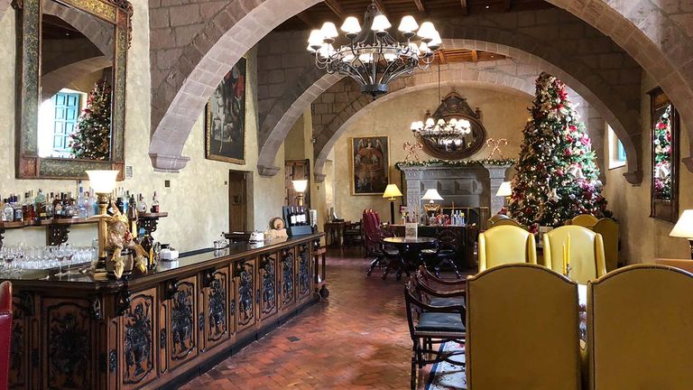 The 122-room luxury property, which dates to the 1500s, is a protected national monument.